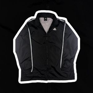 Adidas Black Windbreaker- Large mens